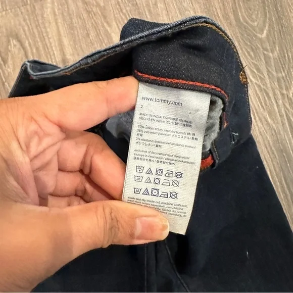Tommy Hilfiger Women’s Skinny Dark Blue Ankle Jeans sz US 2 - Picture 5 of 5